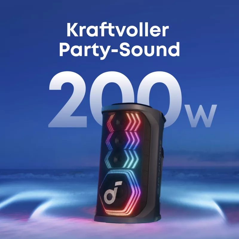 Skaļrunis Soundcore Rave 3S melns