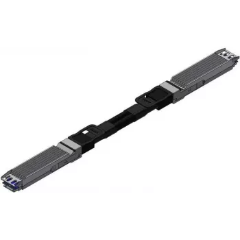 Nvidia MCP4Y10-N00A InfiniBand optiskās šķiedras kabelis 0.5 m OSFP melns
