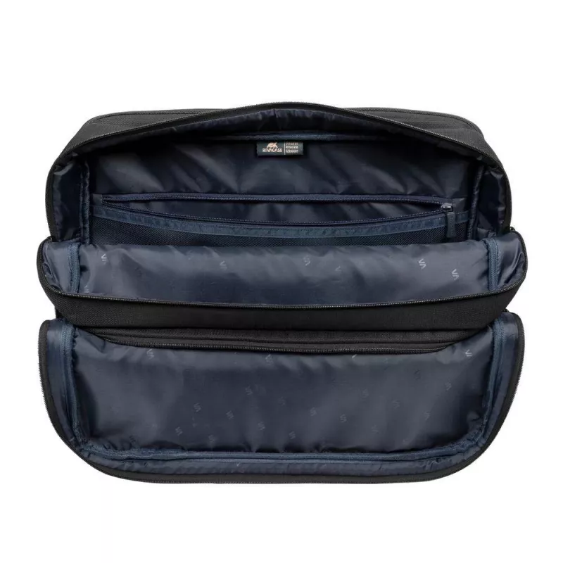 Toploader soma Rivacase 8432 klēpjdatora futrālis 39,6 cm (15,6 collas) Melns