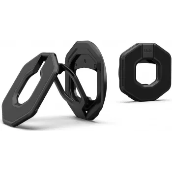 UAG Monarch Dual Magnetic Ring Stand - abpusēji magnētiski piestiprināms statīvs aizsargapvalkam (melns)