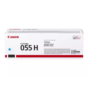 Canon 055H tonera kārtridžs 1 gab. Oriģināls ciāna
