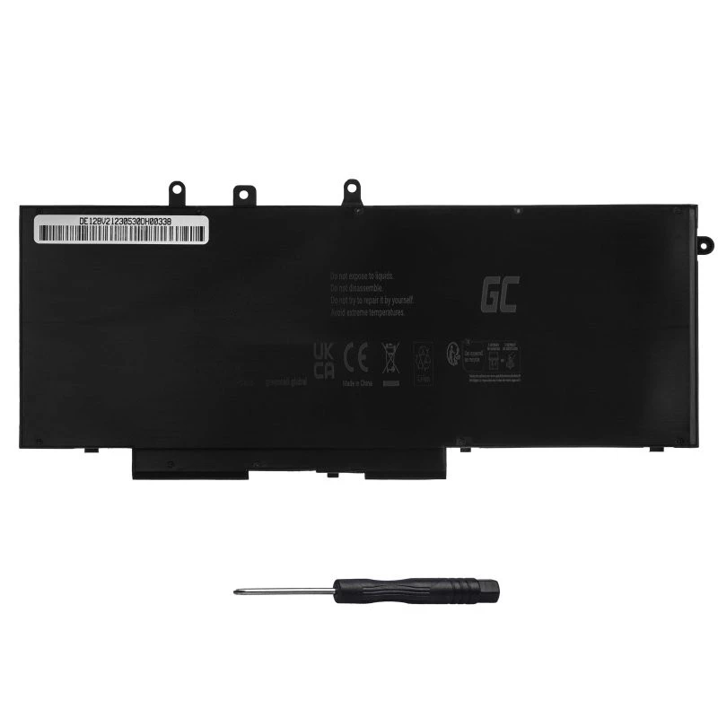 Green Cell GC-DE128V2 klēpjdatora akumulators 7,6 V 6000 mAh Dell baterijām