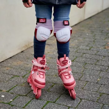 Inline skates HUDORA Mia 2.0 adjustable size 37–40, pink