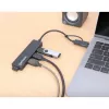 Manhattan USB-C un USB-A kombinētā dokstacija/cents, Porti (4): USB-A (x4), 5 Gbps (USB 3.2 Gen1 jeb USB 3.0), Ar USB barošanu (nav nepieciešams ārējs barošanas avots)
