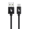 USB - USB C 3 m. kabelis, lentes, melns