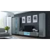 Cama Vitrīna VIGO '180' 180/40/30 balts/pelēks glancēts