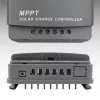 Qoltec, saules MPPT lādēšanas kontrolieris ar temperatūras sensoru 20A 12V/24V Displejs LCD 2 X USB