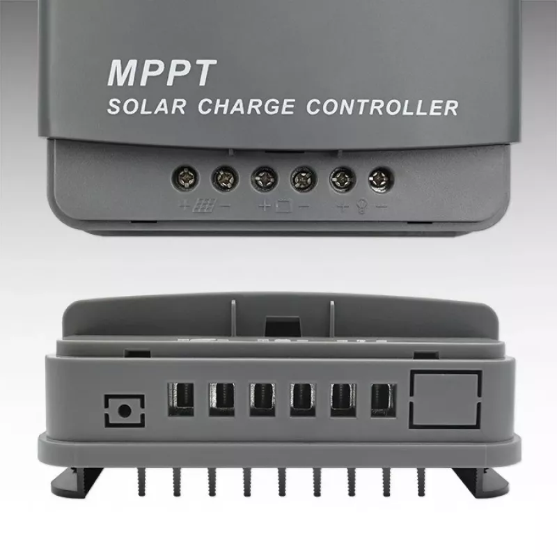 Qoltec, saules MPPT lādēšanas kontrolieris ar temperatūras sensoru 20A 12V/24V Displejs LCD 2 X USB