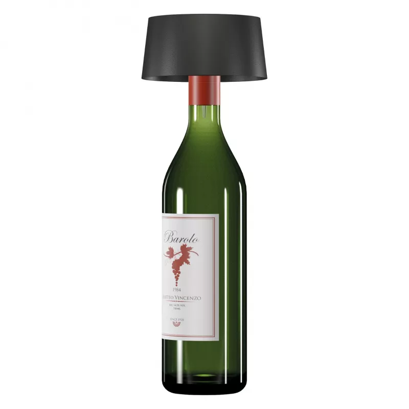 LED galda lampa RealPower TableLight 300 4W melna, saules enerģijas