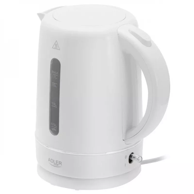 Adler AD 1385w elektriskā tējkanna 1,7 L balta