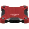 Ārējais SSD ADATA SD620 1 TB, pārnēsājams USB 3.2 Gen 2 (Micro-USB B), lasīšanas ātrums 520 MB/s, rakstīšanas ātrums 460 MB/s, triecienizturīgs, sarkans