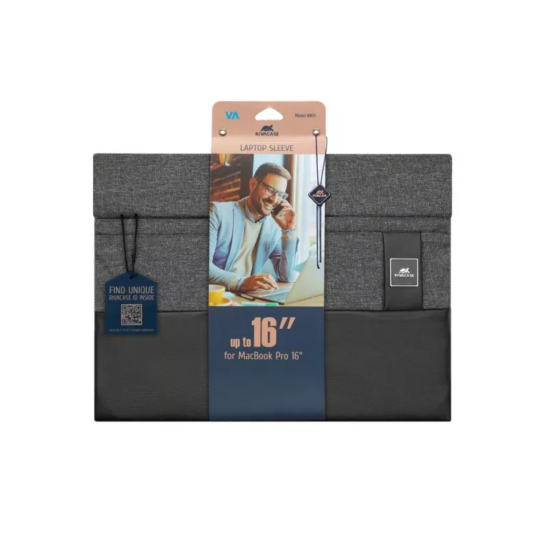 Sleeve case Rivacase 8805 40.6 cm (16 inch) Melns