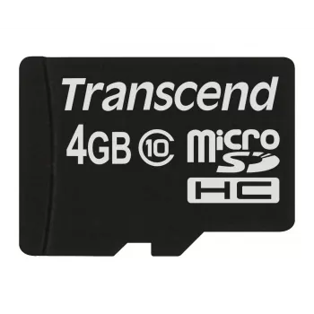 Transcend 4GB MicroSDHC Class 10 TS4GUSDC10 zibatmiņa