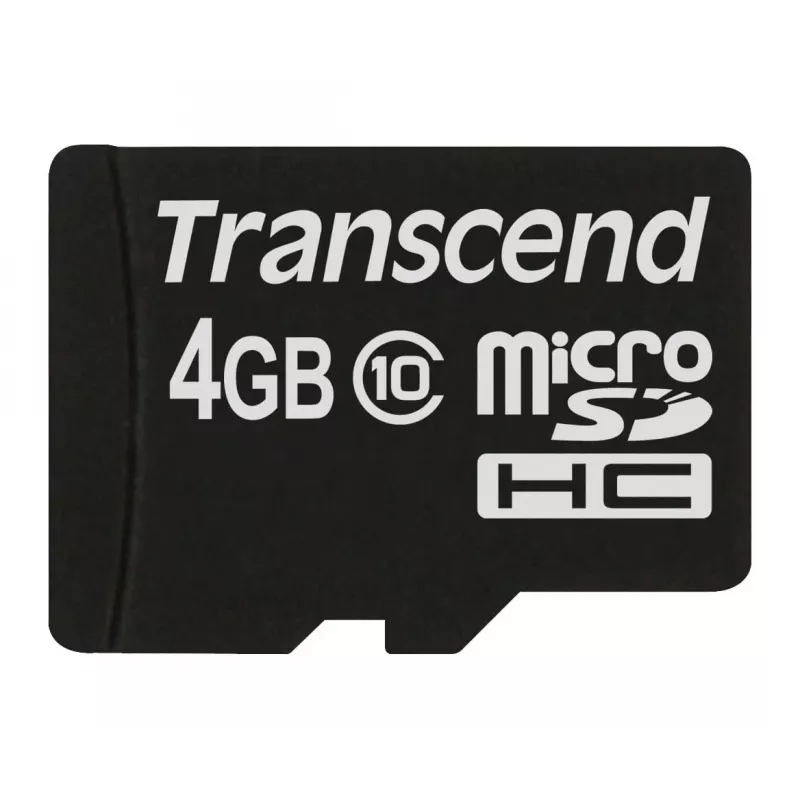 Transcend 4GB MicroSDHC Class 10 TS4GUSDC10 zibatmiņa