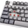 Ducky One 3 TKL klaviatūra spēlēm ar USB, ASV angļu valoda, sudraba krāsa