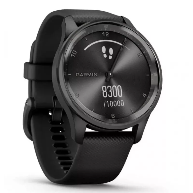 Garmin vivomove Trend LCD 40 mm hibrīds 254 x 346 pikseļi Skārienekrāns Melns GPS (satelīts)