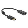 Adapter DisplayPort 1.2 vīriešu uz HDMI sieviešu 4K DeLOCK 63559
