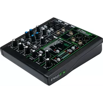 Mixer Mackie ProFX6v3 kompakts 6 kanālu analogais mikseris ar USB saskarni