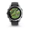 Garmin Fenix E 3.3 cm (1.3) AMOLED 47 mm digitāls 416 × 416 pikseļi skārienjūtīgs nerūsējošais tērauds Wi-Fi GPS (satelīts)