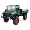 Radio vadāma automašīna Amewi Mercedes‑Benz Unimog 1:12 mērogā ar 4WD, zaļa