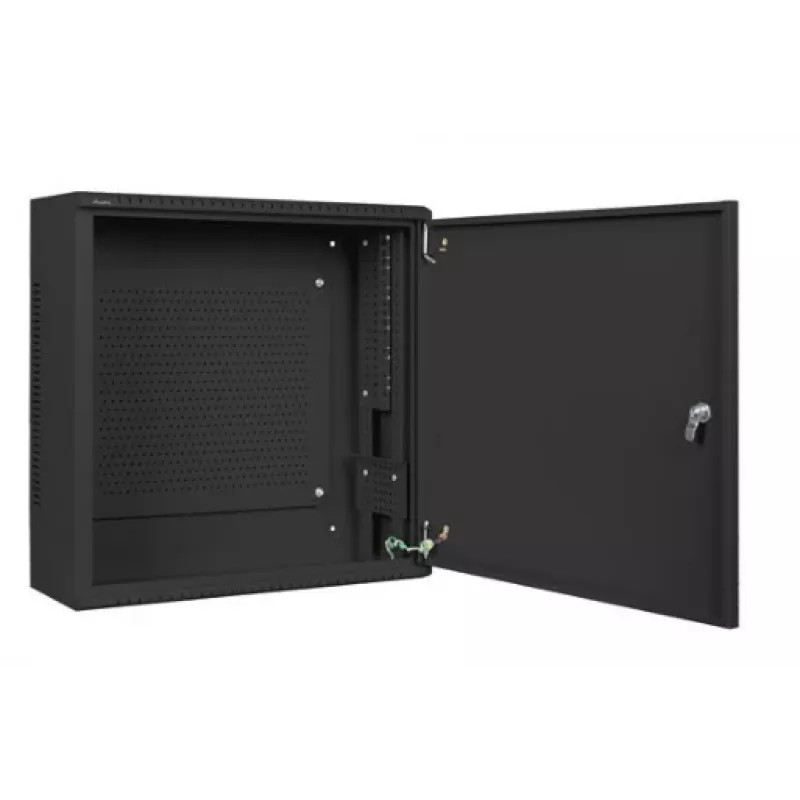 Lanberg WAF1-5203-06-00B sienas skapis 6U Sienas stiprinājuma skapis Melns