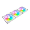 Dzesēšanas ventilatori Darkflash Gauss G24 3-in-1 Balti 120mm — komplektā 3, 120 mm