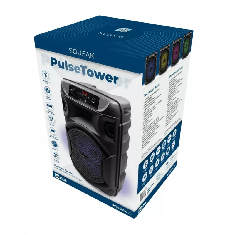 BLUETOOTH SPEAKER 5.3 E DR PULSETOWER SQ1006
