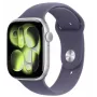 Pulksteņa sērija 11 GPS 42mm sudraba alumīnija korpuss ar Purple Fog sporta siksniņu - S/M