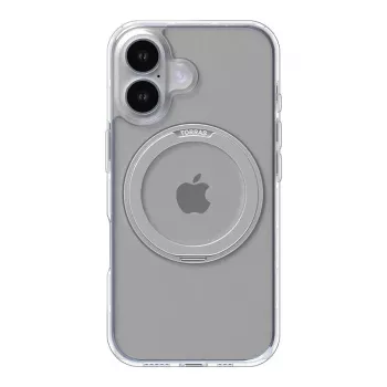Aizsargmaciņš Torras Ostand Pro iPhone 16 Plus, caurspīdīgs plāns, TPU/PC