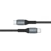 USB kabelis Qoltec 52358 1,5 m USB C melns USB 2.0 0,48 Gbit/s