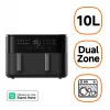 Xiaomi Dual Zone EAN gaisa fritieris 10 L 2700W kopējā jauda melns