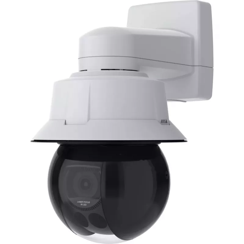Dome IP drošības kamera AXIS Q6355-LE — 1080p, iekštelpām/ārtelpām, griestu montāža, vadu, 0.008 lx jutība