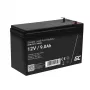 UPS akumulators zaļa Cell AGM06 — 12 V 9 Ah hermētisks svina-skābes (VRLA) 95 × 151 × 65 mm, 2,3 kg