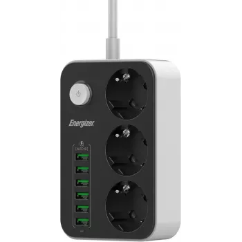 Pārnēsājamais ārējais akumulators Energizer EPB2500W00EU 2500 mAh, kompakts dizains, USB izeja