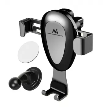 Maclean automašīnas tālruņa turētājs, universāls, ventilācijas režģim, gravitācijas, maks. centrālais attālums 90 mm, MC-324