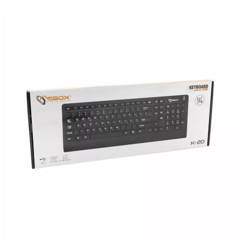 Sbox tastatūra K-20, vadu USB