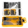 DeWalt komplekts ar 100 Pozi skrūvēm — stiprinājumu komplekts, dažādi izmēri kokam un metālam