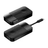 USB-C uz HDMI bezvadu raidītājs/uztvērējs Vention ADOBB — 4K@30 Hz, 1×HDMI, USB-C kabelis 1 m, melns
