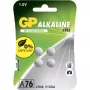GP sārma pogelementi 76A/LR44/V13GA 1,5V 4 iepakojumā blisterī
