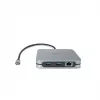 DICOTA D32057 USB Type-C centrmezgls 10000 Mbit/s sudraba krāsā