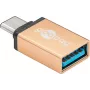 Wentronic Goobay USB-C™ Adapteris - USB 3.0 A-Ligzda, Zelts - savienojumam starp USB-C™ un USB-A ierīcēm (56622)