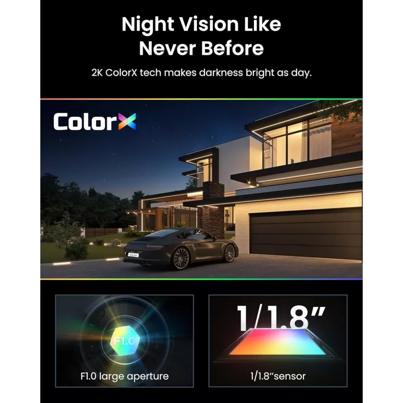 IP drošības kamera Reolink Altas B630 — kastveida, iekštelpām un ārā, 2560×1440, 15 kadri/s, 105° horizontāli, divvirzienu audio, stiprinājums pie sienas