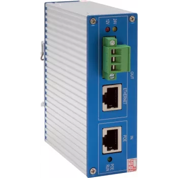 Ethernet PoE++ sadalītājs Exsys EX-60321, 10/100/1000 Mbps, izeja 24 V līdzstrāva 2 A