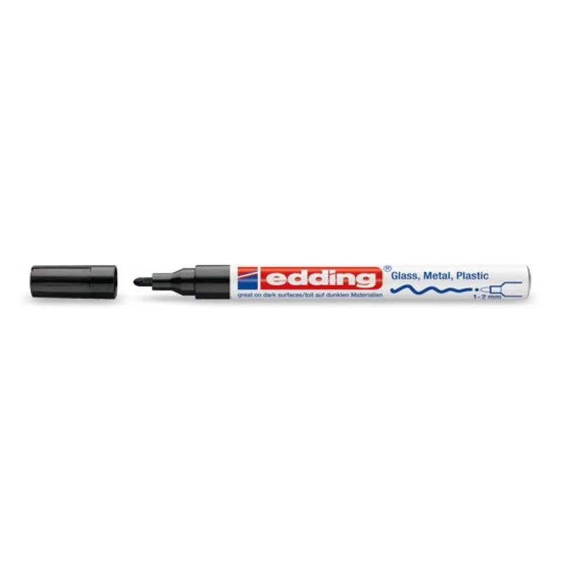 Marker Edding 751 Melns