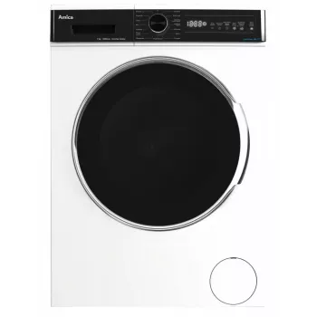 Brīvi stāvoša veļas mazgājamā mašīna AMICA WA3S712BLiSHB, 7 kg, 1200 apgr./min, 2100 W, LED displejs, melnas durvis