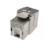 Alantec MB004-1 RJ45 bezzaru STP cat.6 PoE+ keystone modulis ALANTEC Plus - Uzlabota pārraides veiktspēja