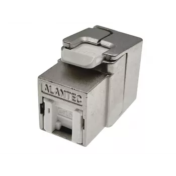 Alantec MB004-1 RJ45 bezzaru STP cat.6 PoE+ keystone modulis ALANTEC Plus - Uzlabota pārraides veiktspēja