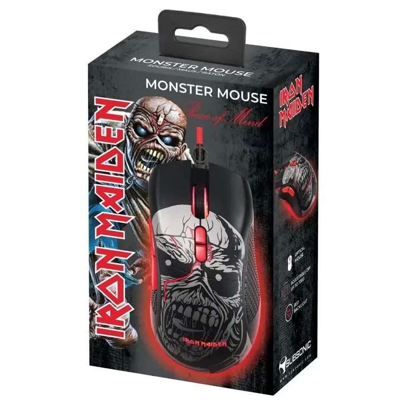 Spēļu pele Subsonic Iron Maiden Piece Of Mind USB