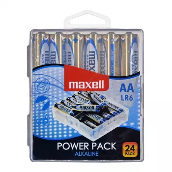 MAXELL sārma baterija LR6 VALUE BOX, 24 gab.