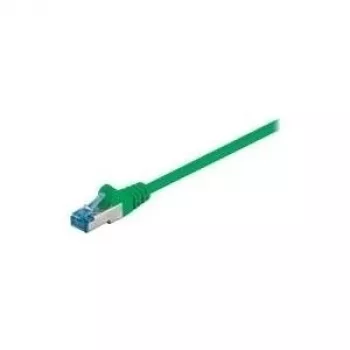 Wentronic Goobay CAT 6a komutācijas kabelis, S/FTP (PiMP), zaļš, 5 m - LSZH bezhalogēna, varš (93816)